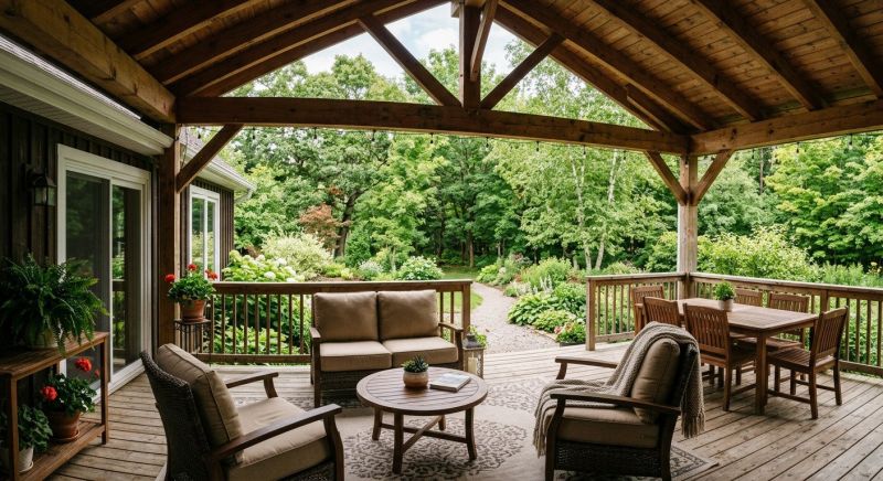 Wooden Veranda Construction in Seattle, WA